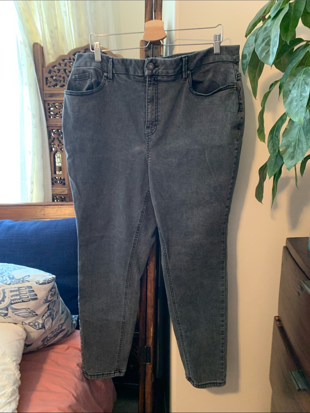 Addition Elle Charcoal Black Skinny Jeans